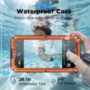 Beasyjoy for iPhone 17 Pro Max Case Waterproof, Heavy Duty Metal Case with Built-in Screen Protector, Full Body Rugged Military Grade Shockproof Dustproof Cover for Construction Outdoor 6.9", Orange