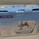 Electric Handheld Sewing Machine for Home Use - Manual Sewing with Edge Locking Function, Ideal for Clothes and Accessories (White)