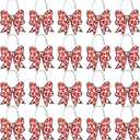Quelay 20 Pcs Football Bow Luggage Tags Football Keychains Suitcase Labels with Metal Ring 2.75 Inch PVC DIY Name ID Card for Kids Boys Girls Gifts Men Women Travel Suitcase