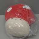 12-Inch Mushroom Pillow - Cute Mushroom Stuffed Animal Plush Toy Decorative Throw Pillows for Home Car Halloween Birthday Gift for Kids Adults (Red)