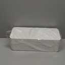 Cable Management Box, Large Cord Organizer Box to Hide Power Strip & Under Desk,TV Computer Wires Cable Organizer Hider Box with Cable Clips&Reusable Cable Ties for Home/Office(White)