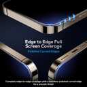 4 x UARMOR Glass Privacy Screen Protector for [ iPhone 15 Pro ] 9H Premium Tempered Glass Anti-spy, Easy Installation Kits, 9H Hardness  2 Pack