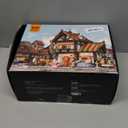 FUNWHOLE Medieval Tailor Shop Lighting Building Bricks Set - Middle Ages City Town Tailoring Studio Multi-Form Modular Collection Kit 1994 Pcs for Adults & Teens