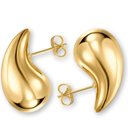Teardrop Earrings Dupes for Women Gold Chunky Hoop Earring Dangle Earrings Water Drop Hypoallergenic Earring for Women