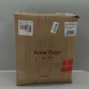 OPPODREAM Soft Area Rugs 9x12 Living Room, Washable Rugs 9x12 with Non Slip Backing, Faux Cashmere Low-Pile 9 x 12 Carpet, Grey & Teal & Yellow