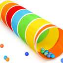 Kids Play Tunnel Tent for Toddlers, Colorful Pop Up Crawl Tunnel Toy for Baby or Pet with Breathable Mesh, Collapsible Gift for Boy and Girl Play Tunnel Indoor and Outdoor Game