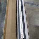 Christopher Knight Home Posey Modern California King Size Bed Frame with Upholstered Headboard, Solid Wood California King Size Platform Bed Frame, No Box Spring Needed, Easy Assembly, Beige+Natural