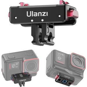 VIJIM Ulanzi Quick Release Mount, Snap-On Magnetic 2 Prong Mount and 1/4 Thread Mount for Insta360 ACE/ACE PRO, C019-US6