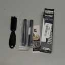 Striking Viking 2 Pack Beard Pencil Filler for Men with 4 Tips (Jet Black) - Fill, Shape & Define with this Long-Lasting, Waterproof Beard Pen Kit Including Brush