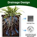 Large Steel Planter Box 26"x26"x26", Heavy Duty Square Metal Planter Box Indoor&Outdoor