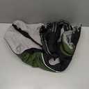 ASENKU Reflective Dog Coat with Built-in Harness, Windproof Fleece-Lined Dog Jacket, Large Dogs, Warm Winter Vest with Turtleneck & Zipper (Green XL)