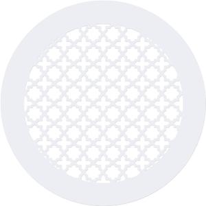 PATIKIL Air Vent Cover Grille for 7.5" Duct Opening, Acrylic Glass (PMMA) Decorative Wall Ceiling Hole Cover Register for Home Ventilation Decor