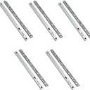 ETOPARS 5 Pairs 14" Heavy Duty 17mm Drawer Runners Slide Slides Ball Bearing Grooved Steel Extension Sizes Kitchen Cabinet Desk Capacity Side Mount