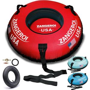 Snow Tube Snow Tubes for Sledding Heavy Duty 47 inch Snow Sleds for Kids and Adult Heavy Duty Snow Sleds for Adults Inflatable Snow Tube for Kids with Snow Tube Cover