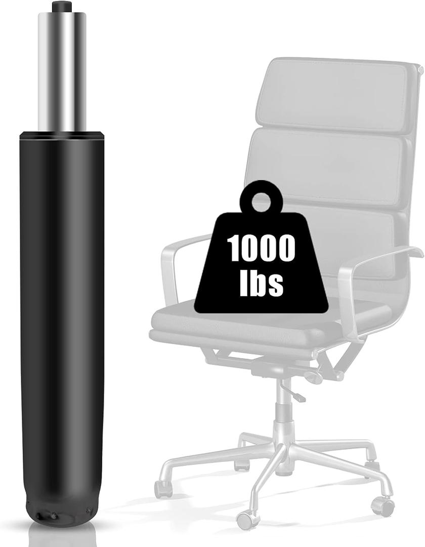 Omyoffice Office Chair Cylinder Replacement,Heavy-Duty Highest End Class 4 Hydraulic Pneumatic Piston, Universal Size Fits Most Chairs (Premium Black)