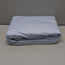 Mayfair Linen 100% Egyptian Cotton Fitted Sheet Twin Size - Luxury 600 Series Voyage Collection 16" Deep Pocket Twin Fitted Sheet Only (Navy Blue), Soft, Cooling Fully Elasticized Hotel Bottom Sheets