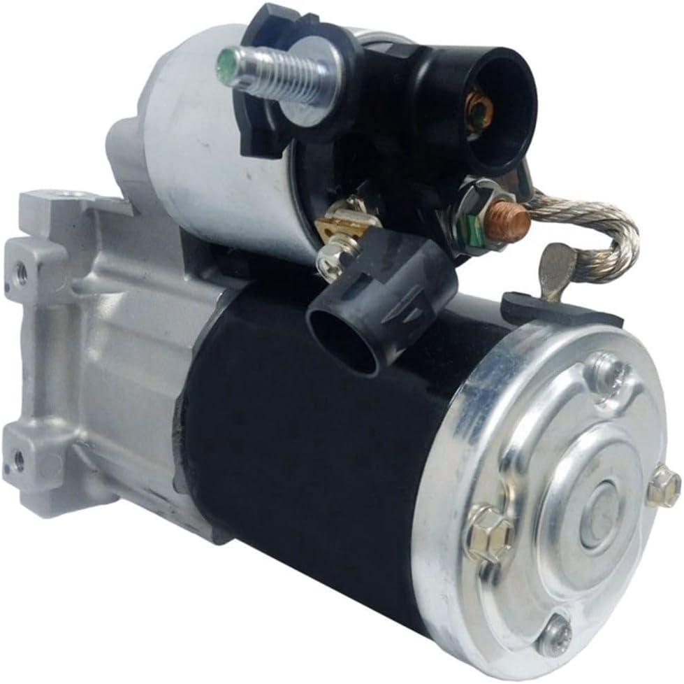 Starter Motor 1pc 10 Teeth 12V Clockwise Rotation 2.3 Horsepower (1.7 kW) Rated Power Permanent Magnet Gear Reduction Fits GMC/Chevy/Cadillac PMGR-Design 103-6500 PP10910N-E1