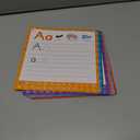 26 PCS Handwriting Drawing Practice Cards, Alphabet Write and Wipe Tracing Flashcards Double-Sided Dry Erase Reusable Painting Coloring Cards Early Learning Montessori Toy for Toddlers, Preschoolers