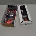 Remote Control Car RC Drift Car 1:16 Scale 4WD RC Vehicle with LED Lights 2.4GHz 30km/h RTR High Speed Racing Sport Toy for Adults Boys Girls Kids Gift 2Pcs Rechargeable Battery (Red)