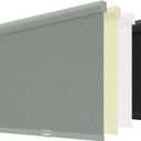ChrisDowa Cordless Blackout Roller Shades for Windows, Striped Free-Stop Window Blinds with Privacy, Thermal Insulated Window Shades for Home, Office and Door. Grey, 30" W x 72" H