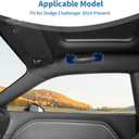 for Challenger Roof Handle Trim Cover Fit for Dodge Challenger 2010-2023 Blue Interior Accessories 4pcs