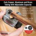 Ridgid - CC247 RIDGID 40617 Model 101 Close Quarters Tubing Cutter, 1/4-inch to 1-1/8-inch Tube Cutter Silver (Small)