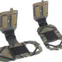 90 Rotating Tactical Plate Carrier Vest Attachments Universal Phone Chest Mount for Larger Screen Size 4.7"-7.8" Molle Accessories Foldable Navigation Adjustable Phone Holder Board (Camo)