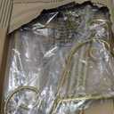 Gold Easel Stand for Sign,Adjustable Easel Dispaly Stand, Metal Easels for Dispalying Pictures,Easels for Wedding Poster Holder,Display Stand with Chain Support