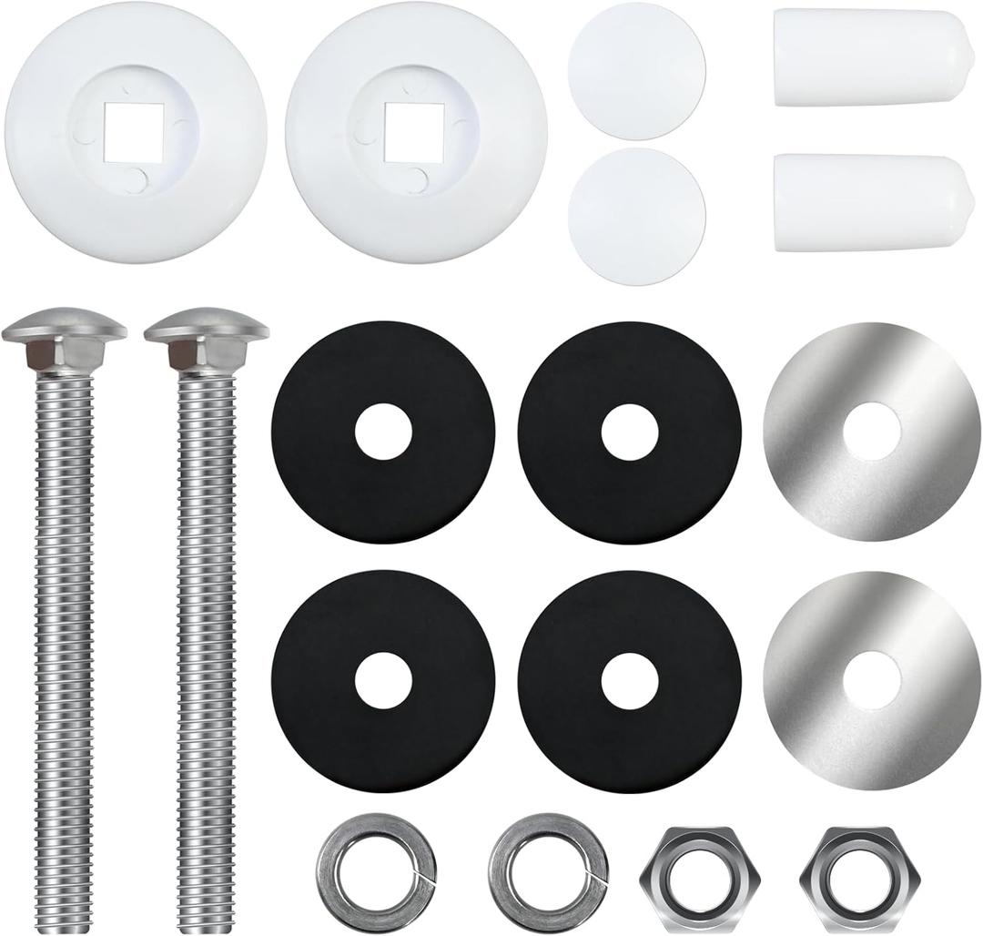 67-209-911-SS Diving Board stainless steel Bolts Kit, Pool Diving Board Mounting Bolts Kit Compatible with Two Hole Residential inground Pool Diving Board of 6ft/8ft/10ft Diving Board, Black Washers 67-209-911-SS Diving Board stainless steel Bolts Kit, Pool Diving Board Mounting Bolts Kit Compatible with Two Hole Residential inground Pool Diving Board of 6ft/8ft/10ft Diving Board, Black Washers
