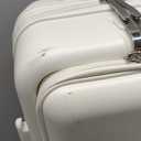 ISLAND ELEPHANT 20IN Expandable Carry On Luggage-Milky White
