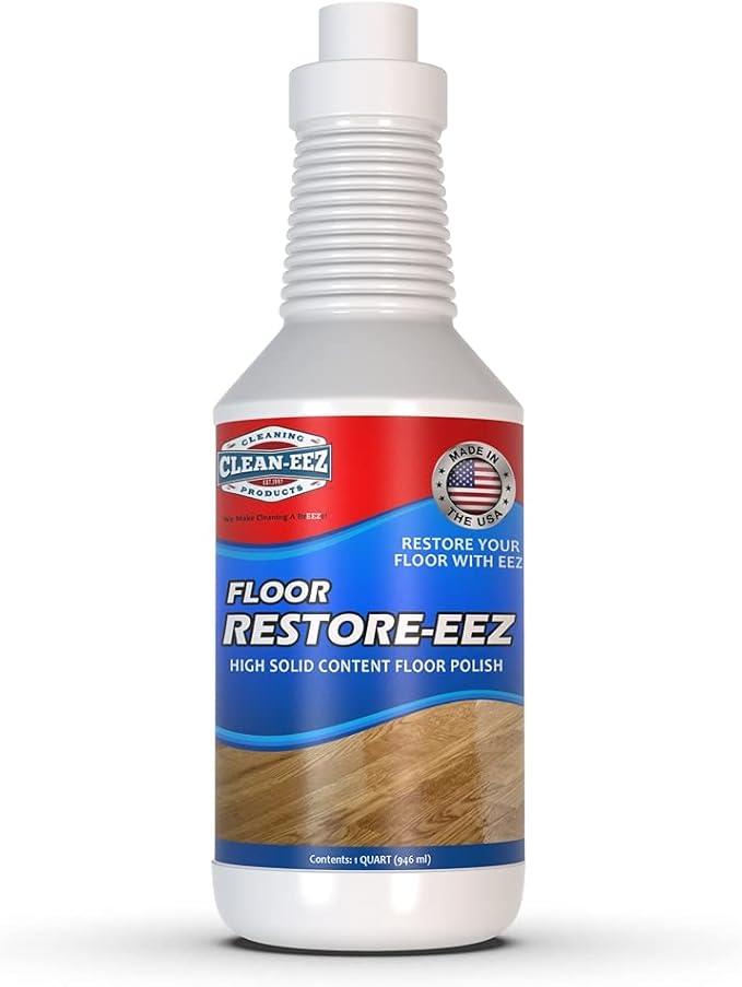 Cleaneez Ultimate Floor Restorer & Polish  Revitalize, Protect, Shine Wood, Laminate, Vinyl, Bamboo, Slate, Terracotta & More (1 Bottle)