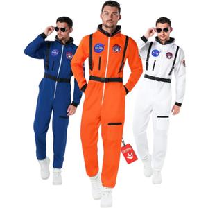 Morph Astronaut Costume Adult, Space Suit Men, Mens Halloween Costume Astronaut Suits, Nasa Costumes Adult (Large, Orange)