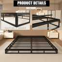 Queen Box Spring 4 Inch Heavy Duty Metal Mattress Foundation
Noise-Free Steel Frame Supports Bed Base, Easy Assembly, Fabric Cover Prevents Slipping,Fits All Mattress Types