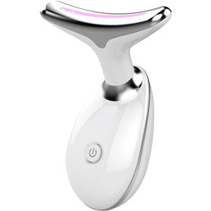 Facial and Neck Massager, Multi-Mode Adjustabl, Facial Shaping Tool, Can Be Used with Lotion to Improve Skin Condition (White)