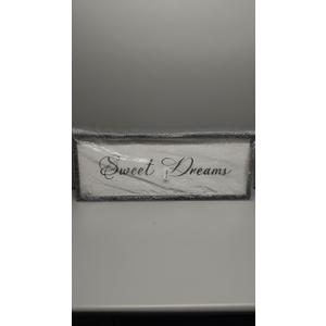 Sweet Dreams Wall Decor Above Bed 40x15 Inch Large Master Bedroom Hanging Wood Rustic Framed Farmhouse Sweet Dreams Sign Guest Room Aesthetic And Minimalist Over Bed Wall Art（Black）