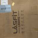 LASFIT 6.4FT Truck Bed Mat for Ram 1500 2006-2018 & Ram 2500/3500 2006-2026 & 1500 Classic 2019-2024 (6FT4/76.8 inches), NOT for Optional Rambox, All Weather Custom Fit TPE Truck Bed Liner