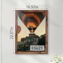 15x21 Picture Frame, Classic Brown Poster Frame, 1 Pack