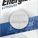 Energizer 2016 Batteries (2 Pack), 3V Lithium Coin Batteries With 3-in-1 Child Shield