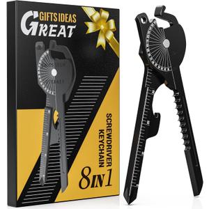 3 x stocking Stuffers for Men Adults, Gifts for Men 8-in-1 Screwdriver Tool, Mens Stocking Stuffers, Mens Christmas Gifts for Dad Him Husband, White Elephant Gifts for Adults, Cool Gadgets