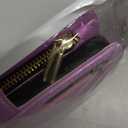 for Samsung Galaxy S23 5G Floral Wallet Case with Flip Zipper Purse Wrist Strap Shoulder Strap, Glitter PU Leather Card Holder Stand Phone Cover for S 23 23S GS23 G5 SM-S911U 6.1 inch Purple