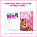 2 x What Do You Meme? Trisha Paytas Expansion Pack by Relatable, Card Games for Adults, Featuring YouTube Influencer Trisha Paytas, All New Meme Game Content, Includes 15 Image Cards and 10 Caption Cards