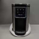 Single Serve Coffee Maker for K-Cup Pod and Grounds, Hot and Iced Coffee Maker, Strong Button Feature, 6 to 14oz Brew Sizes, 50oz Removable Tank, Up to 6.5 Inch Cup, Stainless Steel, Black