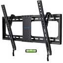 Tilt TV Wall Mount Fits 16-24" Studs, Holds 37-82" TVs up to 132 lbs, Max VESA 600x400mm - By USX STAR