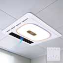4-in-1 Bathroom Exhaust Fan with 1800W Heater, LED Light with 4 RGB Modes, Bluetooth Speaker & Remote Control, 180 CFM, 1.0 Sone Quiet Ceiling Fan for Heating, Ventilation for Kid Bathroom Home Shower, Medium