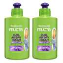 Garnier Fructis Curl Nourish Air Dry Cream Leave In Conditioner, Sulfate-Free Curl Defining Cream with Moisture and Frizz Control For All Curly Hair Types, 10.2 Fl Oz, Pack of 2 