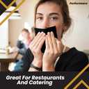 Perfectware 2-Ply Black Beverage Napkins - 300 Count Cocktail Napkins, 10 x 10 Inches