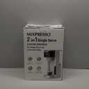 Mixpresso White Single Serve Coffee Brewer K-Cup Pods Compatible & Ground, 30 oz Compact Coffee Maker Single Serve With 5 Brew Sizes Up To 14 Oz, Fits Travel Mug, Adjustable Drip Tray