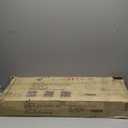 HOMES: INSIDE + OUT Apexa 3-Tier Stackable Wood Bookcase with Doors, Cube Storage Organizer Shelves, Small Food Pantry Cabinet, Dorm Teen Room Decor & Bedroom, Home Office, Kitchen, Black