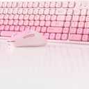 Wireless Keyboard and Mouse Combo, Full-Size USB Keyboard with Back Stand, 2.4GHz Wireless for Desktop, Laptop and Computer