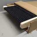 Dog Ramp for Bed - Foldable Small to Large Dog Ramp for Couch - 6 Adjustable Height from 12" to 24" - Stairs with High Traction Mat - Wooden Portable Ramp for Dogs to Get on Bed Couch Car Up to 200LBS